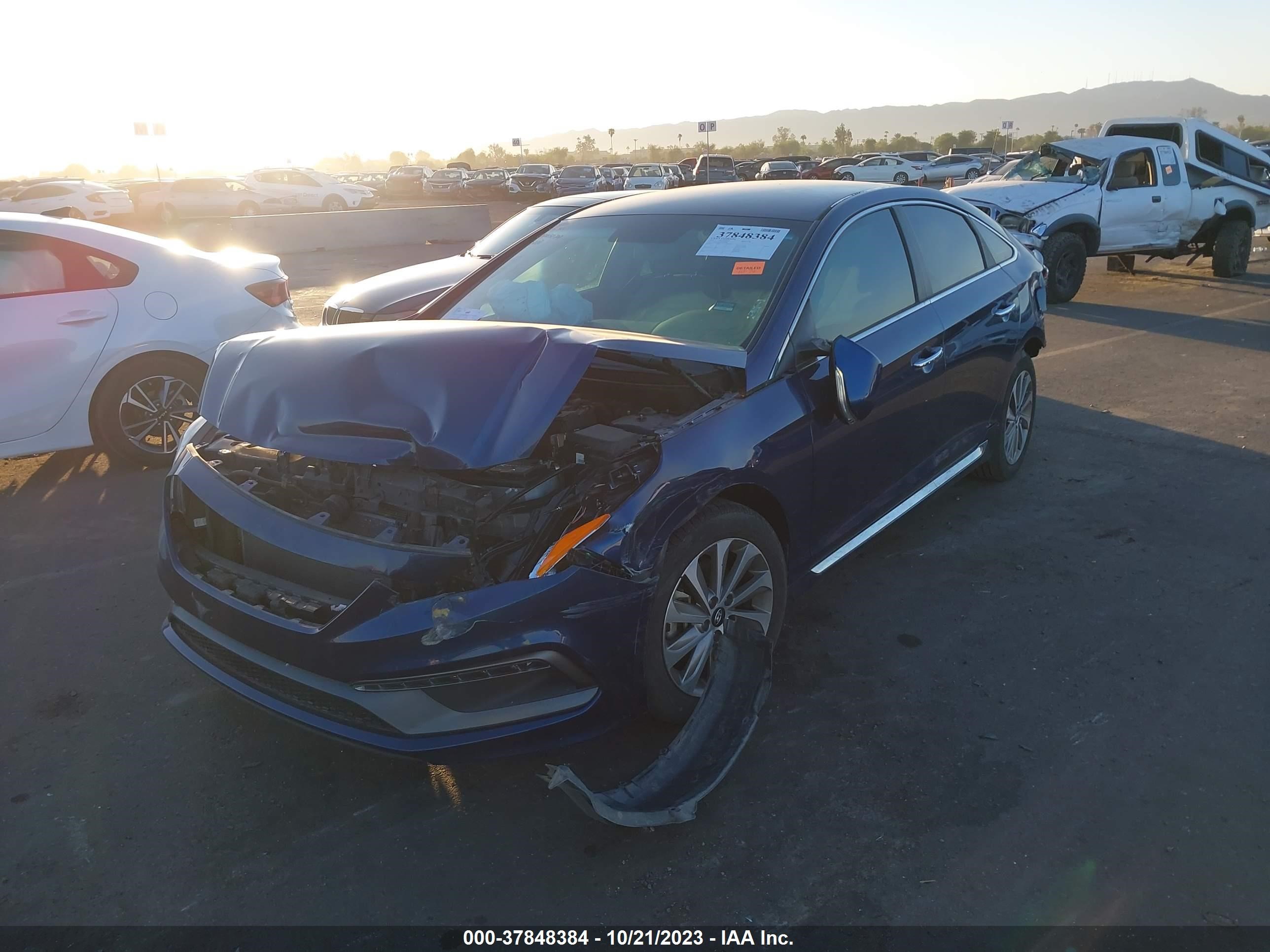 Photo 1 VIN: 5NPE34AF2FH233008 - HYUNDAI SONATA 