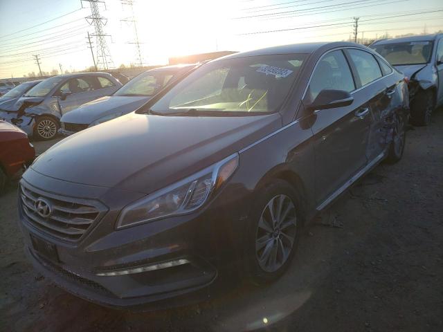 Photo 1 VIN: 5NPE34AF2FH240430 - HYUNDAI SONATA SPO 