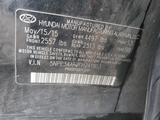 Photo 11 VIN: 5NPE34AF2FH241903 - HYUNDAI SONATA SPO 