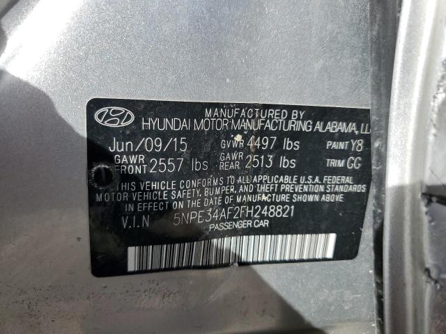 Photo 12 VIN: 5NPE34AF2FH248821 - HYUNDAI SONATA 