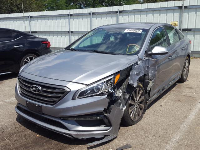 Photo 1 VIN: 5NPE34AF2FH252481 - HYUNDAI SONATA SPO 