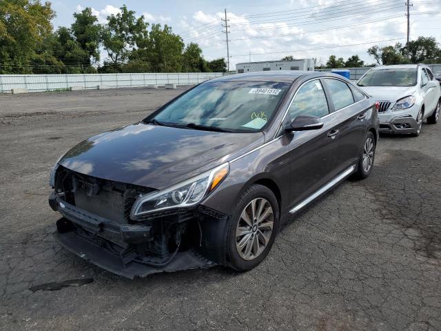 Photo 1 VIN: 5NPE34AF2FH258071 - HYUNDAI SONATA SPO 