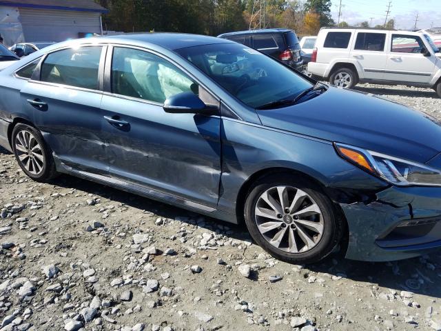 Photo 8 VIN: 5NPE34AF2FH258653 - HYUNDAI SONATA SPO 