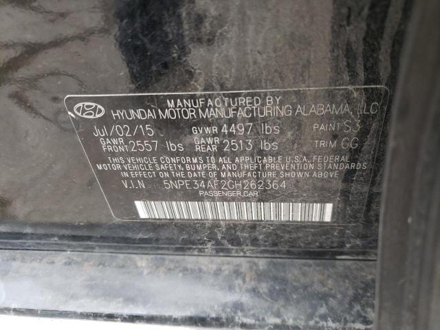 Photo 11 VIN: 5NPE34AF2GH262364 - HYUNDAI SONATA SPO 