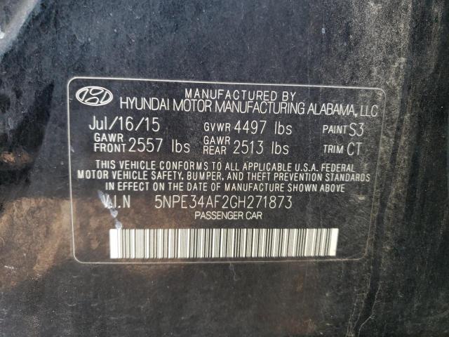 Photo 11 VIN: 5NPE34AF2GH271873 - HYUNDAI SONATA SPO 