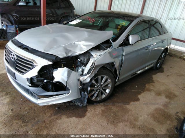 Photo 1 VIN: 5NPE34AF2GH272957 - HYUNDAI SONATA 