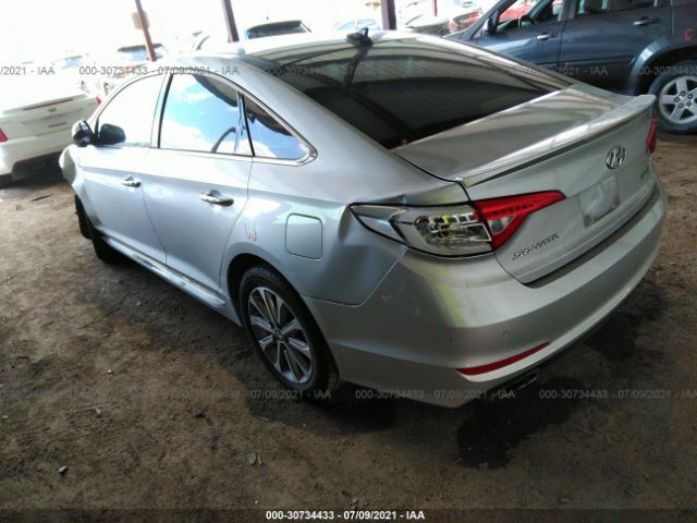 Photo 2 VIN: 5NPE34AF2GH272957 - HYUNDAI SONATA 