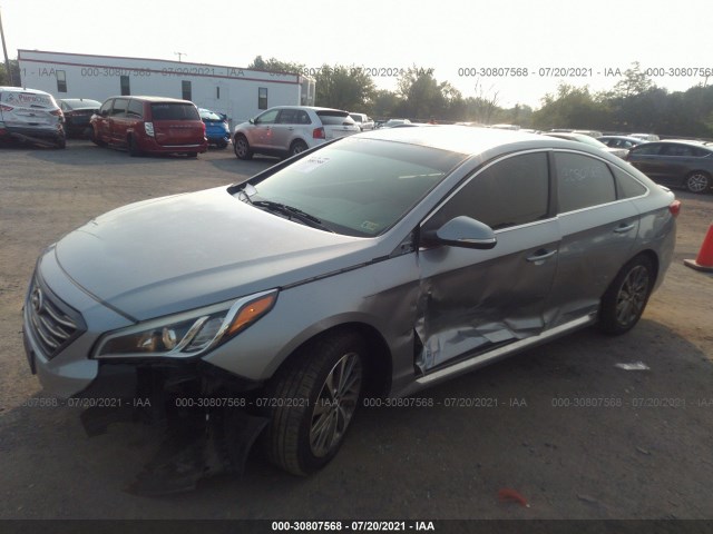 Photo 1 VIN: 5NPE34AF2GH274210 - HYUNDAI SONATA 