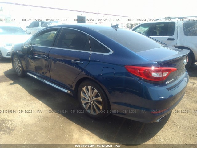 Photo 2 VIN: 5NPE34AF2GH284557 - HYUNDAI SONATA 