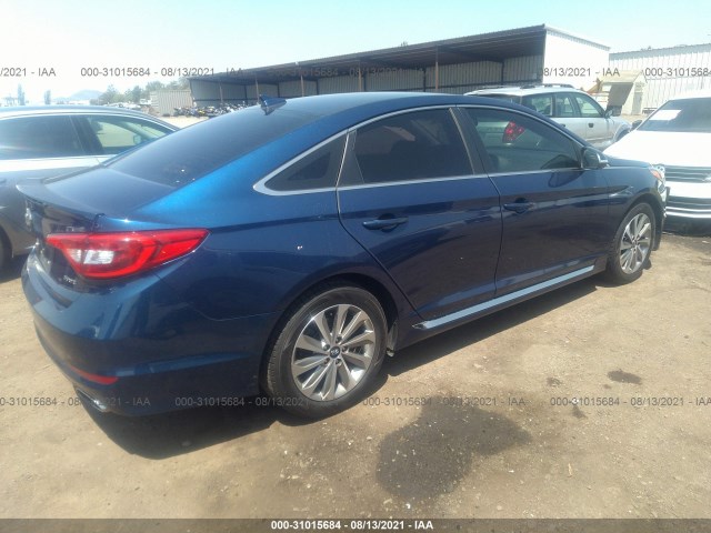 Photo 3 VIN: 5NPE34AF2GH284557 - HYUNDAI SONATA 