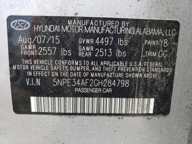 Photo 12 VIN: 5NPE34AF2GH284798 - HYUNDAI SONATA SPO 