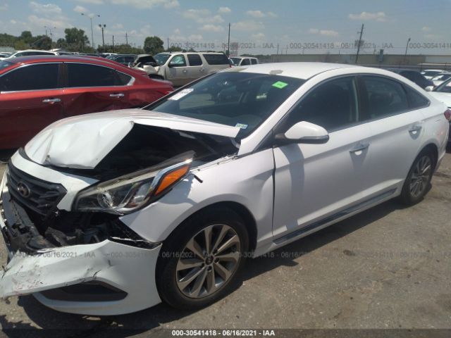 Photo 1 VIN: 5NPE34AF2GH285451 - HYUNDAI SONATA 