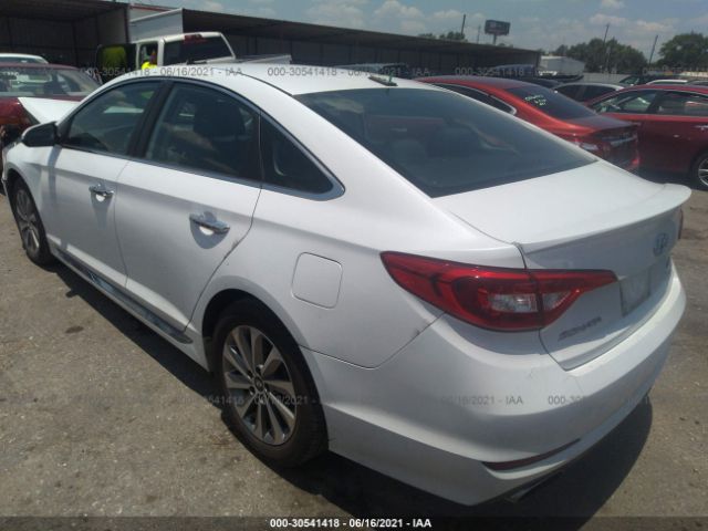 Photo 2 VIN: 5NPE34AF2GH285451 - HYUNDAI SONATA 