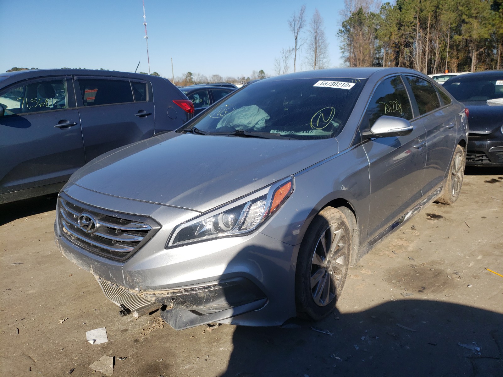 Photo 1 VIN: 5NPE34AF2GH289600 - HYUNDAI SONATA SPO 