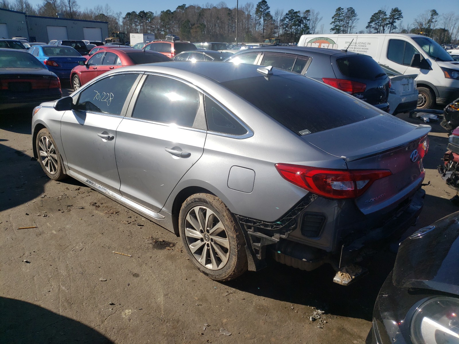 Photo 2 VIN: 5NPE34AF2GH289600 - HYUNDAI SONATA SPO 