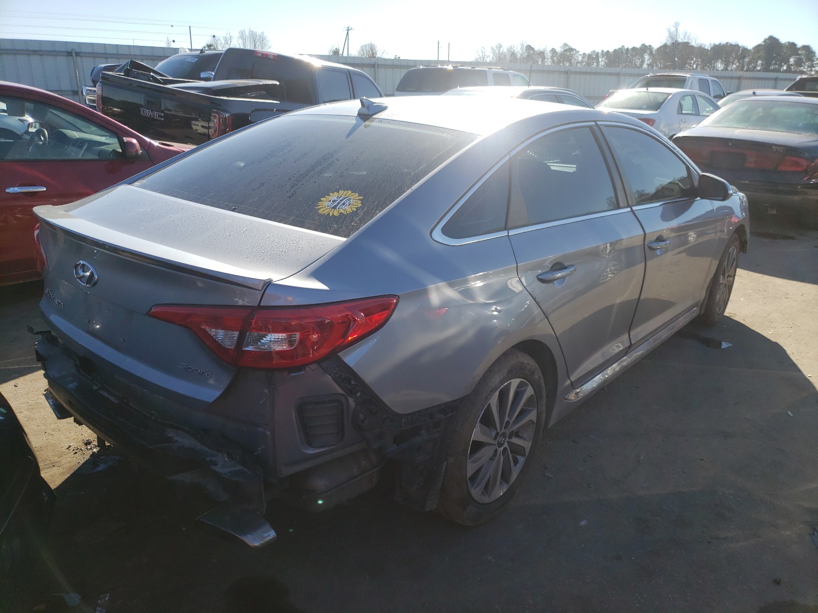 Photo 3 VIN: 5NPE34AF2GH289600 - HYUNDAI SONATA SPO 