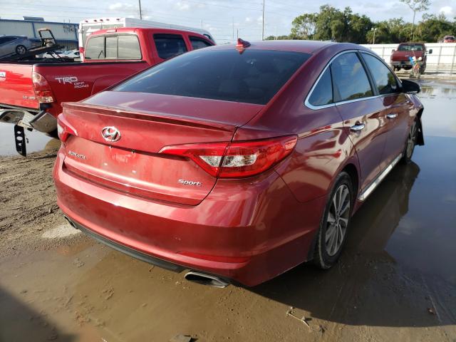 Photo 3 VIN: 5NPE34AF2GH305245 - HYUNDAI SONATA SPO 