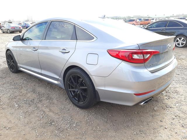 Photo 2 VIN: 5NPE34AF2GH307058 - HYUNDAI SONATA SPO 