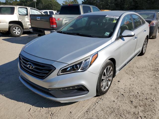 Photo 1 VIN: 5NPE34AF2GH312213 - HYUNDAI SONATA SPO 