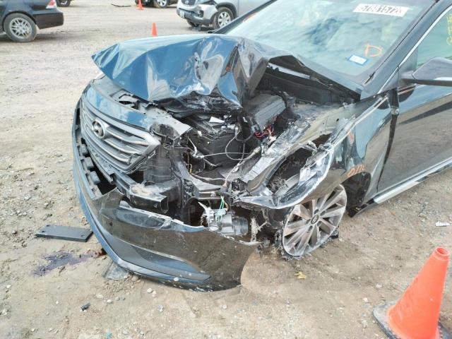 Photo 8 VIN: 5NPE34AF2GH314124 - HYUNDAI SONATA SPO 