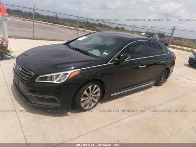 Photo 1 VIN: 5NPE34AF2GH318786 - HYUNDAI SONATA 