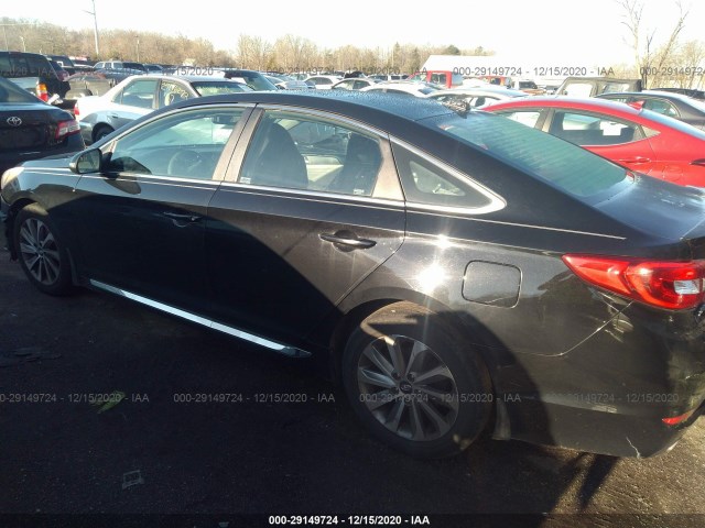 Photo 2 VIN: 5NPE34AF2GH319033 - HYUNDAI SONATA 