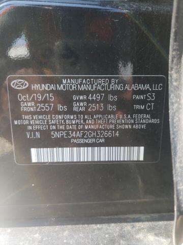 Photo 11 VIN: 5NPE34AF2GH326614 - HYUNDAI SONATA 