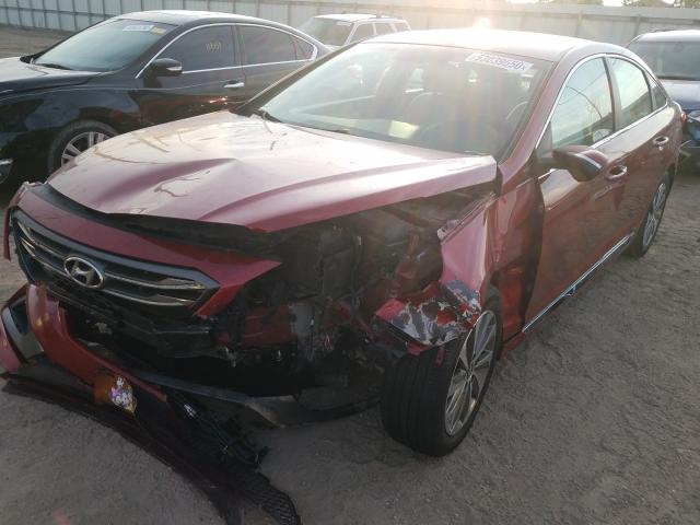 Photo 1 VIN: 5NPE34AF2GH329240 - HYUNDAI SONATA SPO 