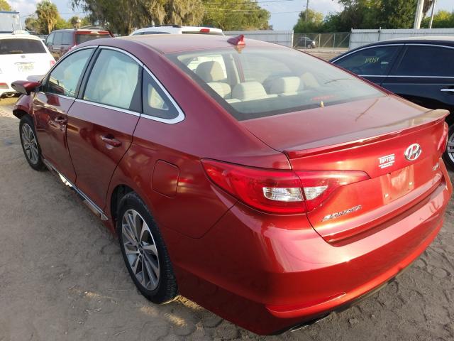 Photo 2 VIN: 5NPE34AF2GH329240 - HYUNDAI SONATA SPO 