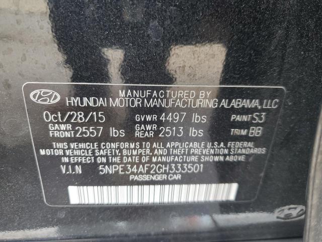 Photo 11 VIN: 5NPE34AF2GH333501 - HYUNDAI SONATA SPO 