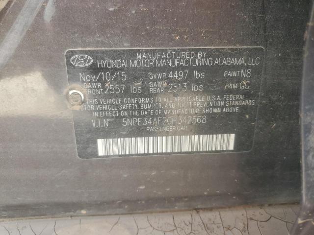 Photo 11 VIN: 5NPE34AF2GH342568 - HYUNDAI SONATA SPO 