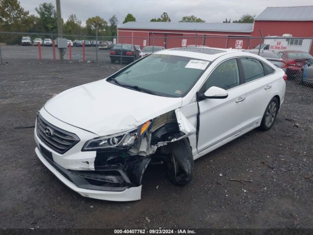 Photo 1 VIN: 5NPE34AF2GH380351 - HYUNDAI SONATA 