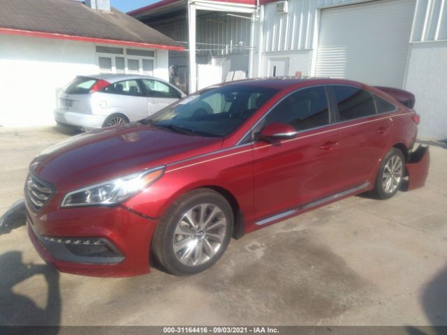 Photo 1 VIN: 5NPE34AF2GH388918 - HYUNDAI SONATA 