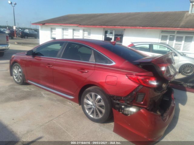 Photo 2 VIN: 5NPE34AF2GH388918 - HYUNDAI SONATA 