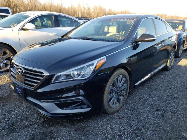 Photo 1 VIN: 5NPE34AF2GH389745 - HYUNDAI SONATA SPO 