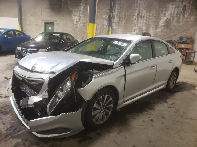 Photo 1 VIN: 5NPE34AF2GH391169 - HYUNDAI SONATA SPO 