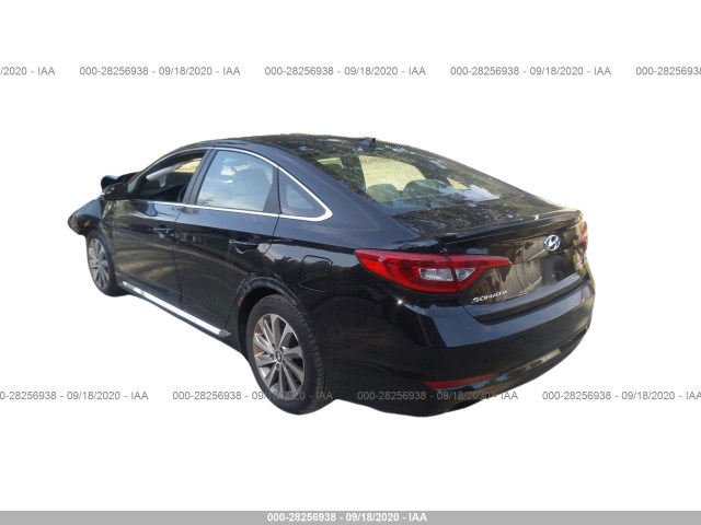 Photo 2 VIN: 5NPE34AF2GH392452 - HYUNDAI SONATA 