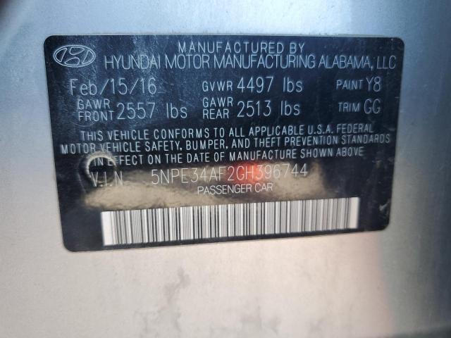 Photo 11 VIN: 5NPE34AF2GH396744 - HYUNDAI SONATA SPO 