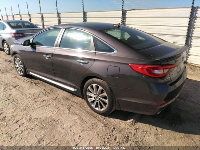 Photo 2 VIN: 5NPE34AF2GH413042 - HYUNDAI SONATA 