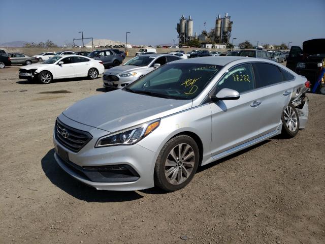 Photo 1 VIN: 5NPE34AF2GH414286 - HYUNDAI SONATA SPO 