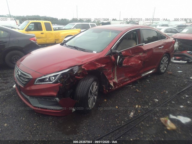 Photo 1 VIN: 5NPE34AF2GH418984 - HYUNDAI SONATA 