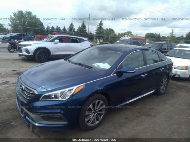 Photo 1 VIN: 5NPE34AF2GH422114 - HYUNDAI SONATA 