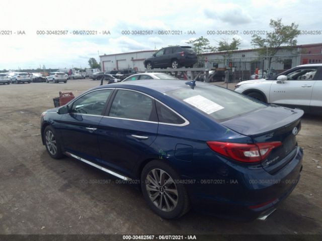 Photo 2 VIN: 5NPE34AF2GH422114 - HYUNDAI SONATA 