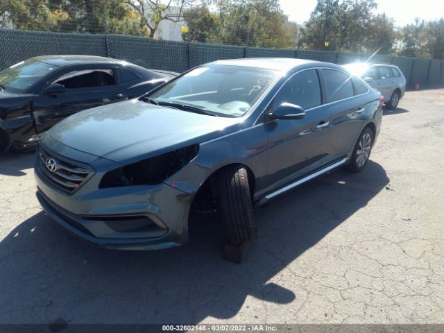 Photo 1 VIN: 5NPE34AF2GH434750 - HYUNDAI SONATA 