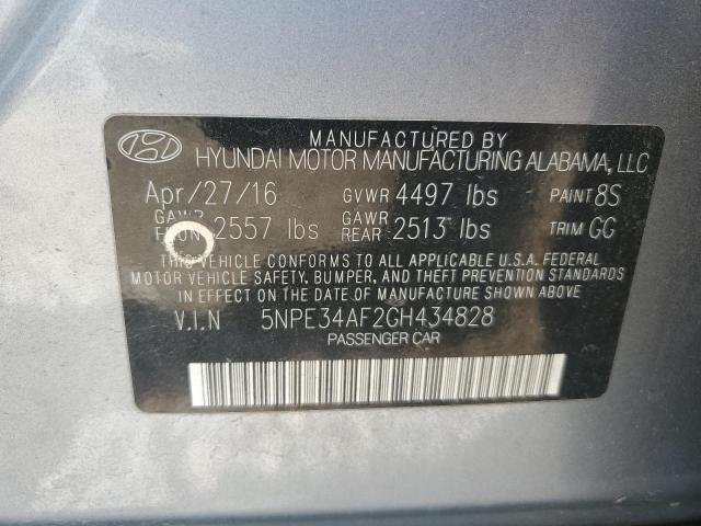 Photo 11 VIN: 5NPE34AF2GH434828 - HYUNDAI SONATA SPO 