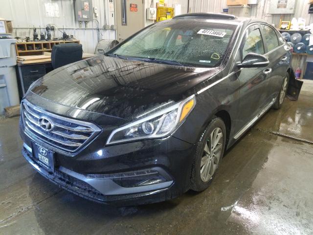 Photo 1 VIN: 5NPE34AF2HH447693 - HYUNDAI SONATA SPO 