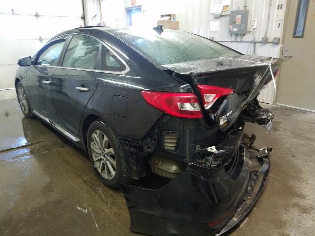 Photo 2 VIN: 5NPE34AF2HH447693 - HYUNDAI SONATA SPO 