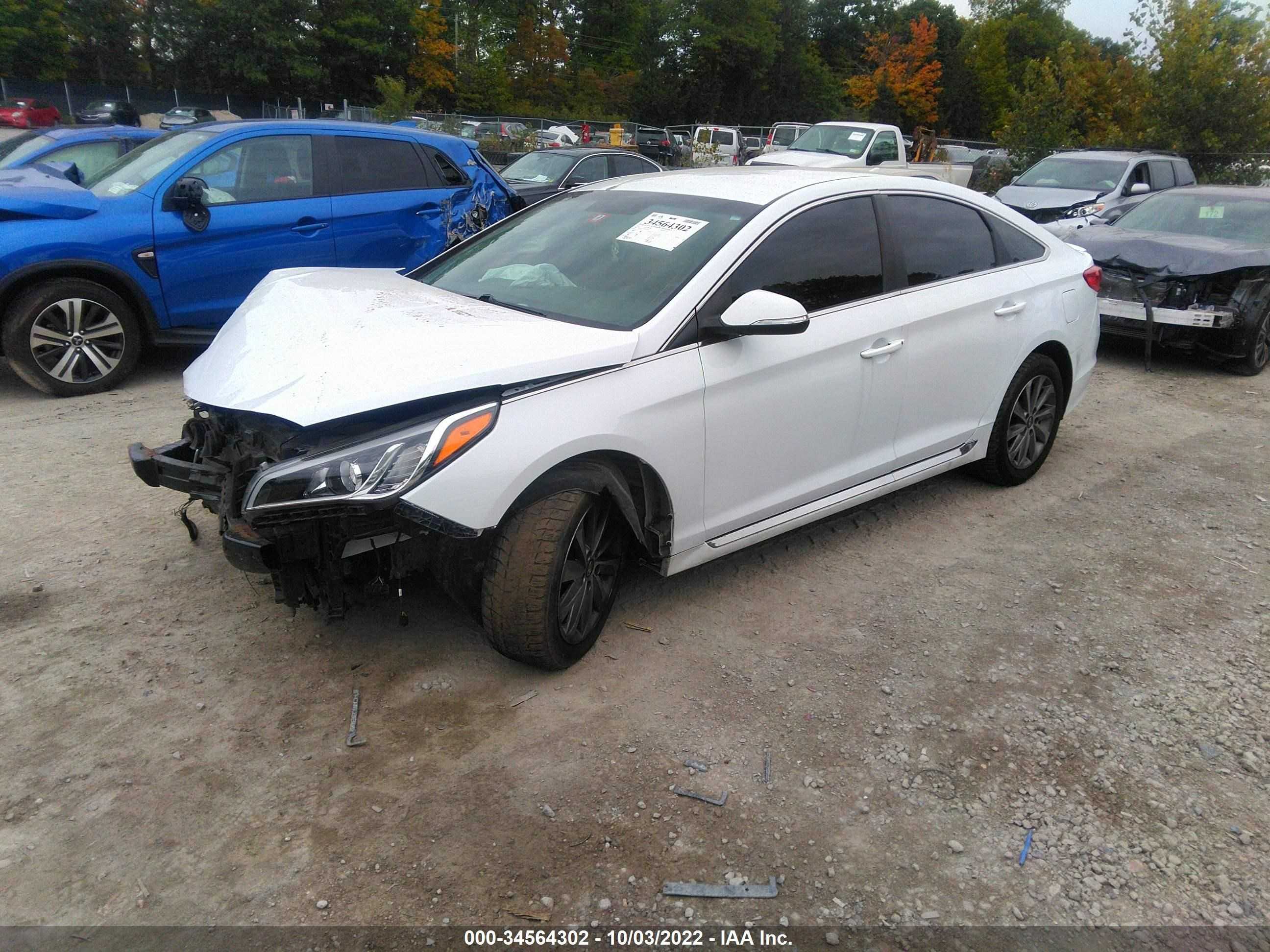 Photo 1 VIN: 5NPE34AF2HH449072 - HYUNDAI SONATA 