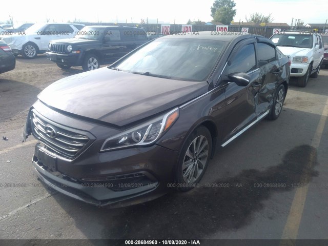 Photo 1 VIN: 5NPE34AF2HH449301 - HYUNDAI SONATA 