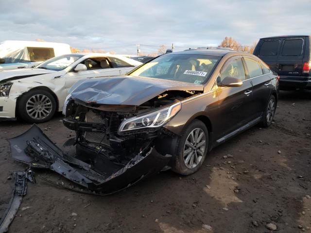 Photo 1 VIN: 5NPE34AF2HH458340 - HYUNDAI SONATA SPO 